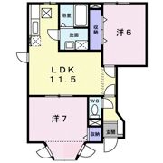 ビュ－ハイツ久保Ⅲの間取り画像