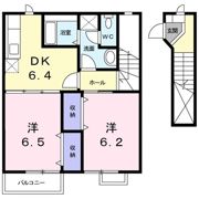 アクア 21 Bの間取り画像