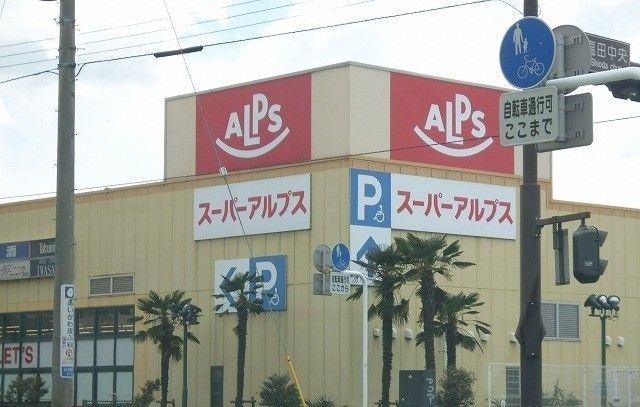 近くのスーパーアルプスまで650m（徒歩9分）
