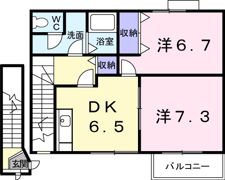 コートヤードⅡの間取り画像
