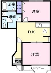 グリーンシャトーの間取り画像