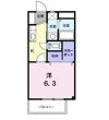 グランベールMakotoの間取り画像