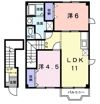 サンライズ21 Aの間取り画像