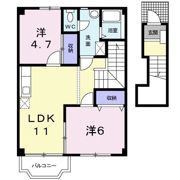 サンライズ21 Cの間取り画像