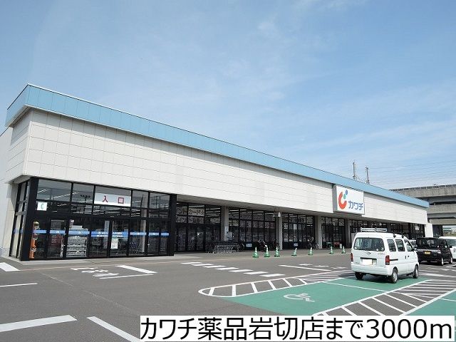近くのカワチ薬品岩切店まで3,000m（徒歩38分）