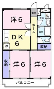 ガーデンプレイスⅠの間取り画像