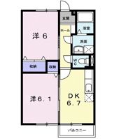 セレッソ楢原の間取り画像