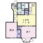 ロワジールの間取り画像