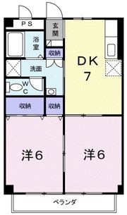 グレイスKⅡの間取り画像