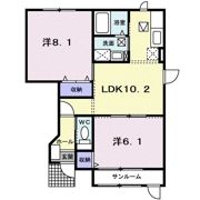 コーモド2の間取り画像