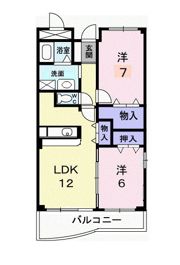 月曜館の間取り画像
