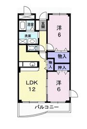 月曜館の間取り画像