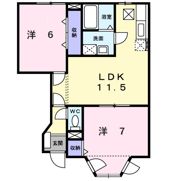 アン・プレーヌBの間取り画像