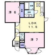 アン・プレーヌBの間取り画像