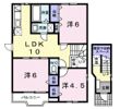 霞台ハイツBの間取り画像