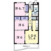 エレガンスヴィラの間取り画像
