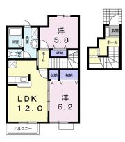 優優コ－ト Ⅰの間取り画像