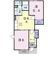 サンプラッツBの間取り画像