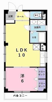 ソレアードⅢの間取り画像