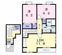 リバーサイド 広徳の間取り画像
