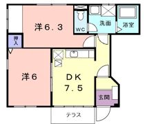 山幸リバーサイドの間取り画像
