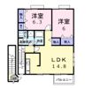 フォルトーナAの間取り画像