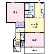 ヴィラ アルページュの間取り画像