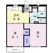 ブランドール Bの間取り画像