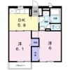 ブランドール Bの間取り画像