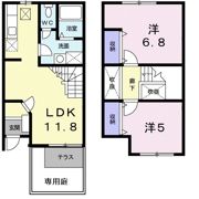 キャピタル リッチBの間取り画像