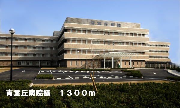 近くの青葉丘病院様まで1,300m(徒歩17分)