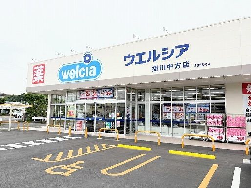 近くのウエルシア掛川中方店まで800m（徒歩10分）