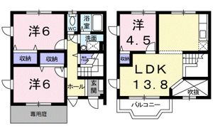 CRESTALL KOYA Ⅴの間取り画像