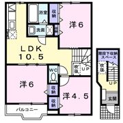 サンフローラの間取り画像