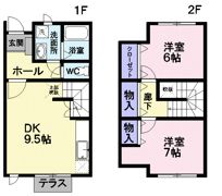 Fディマージュ Cの間取り画像