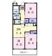 サンパティークの間取り画像