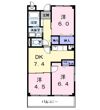 サンパティークの間取り画像