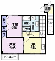 クレストール木場町Aの間取り画像