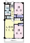 キャッスルタルイ壱番館Bの間取り画像