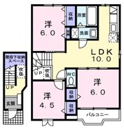 ステーシア寺津 弐番館の間取り画像
