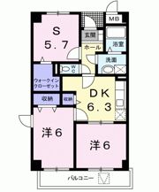 メゾン・パルテールⅡの間取り画像