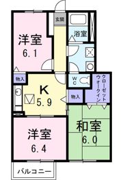 ラフィーネ21の間取り画像