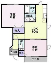 シュガーヒルズAの間取り画像