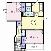 バーシア北崎の間取り画像