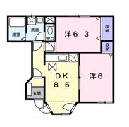 プリムヴェール瑞穂の間取り画像