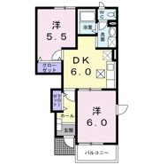 ウエストルートⅢの間取り画像