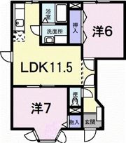 クレストールかたやまの間取り画像