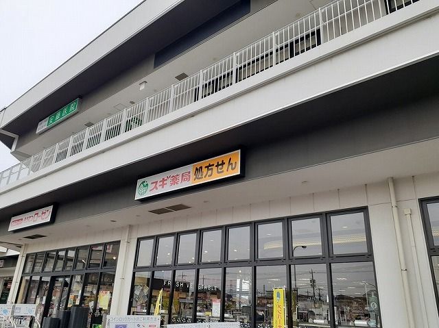 近くのスギ薬局まで450m（徒歩6分）