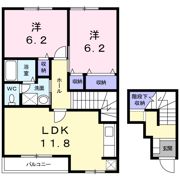 エスポワール野面の間取り画像