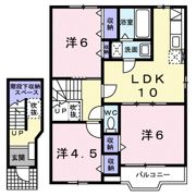 クスクスAの間取り画像